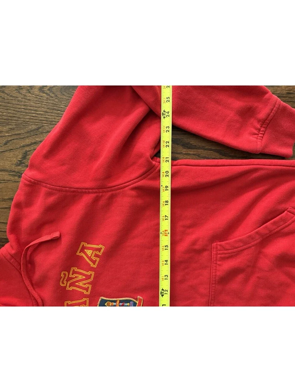 Spain España Soccer Hoodie Men’s L Red Embroidered Crest Pullover Futbol